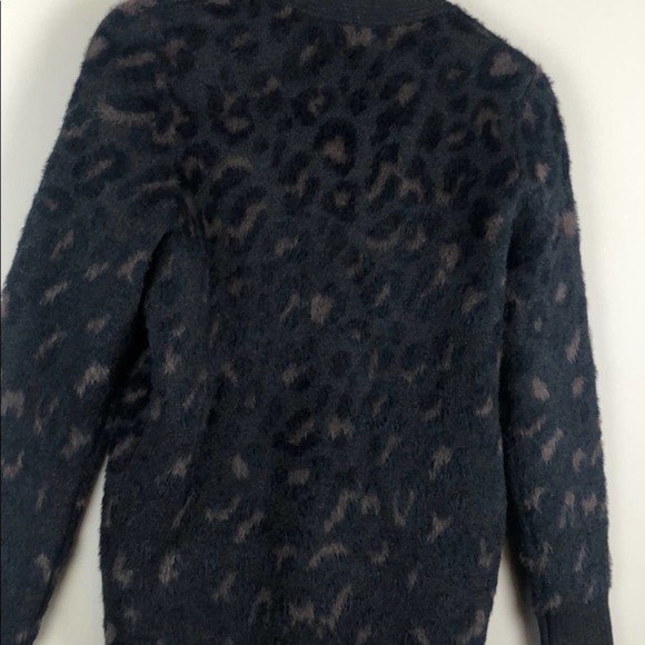 Ann Taylor Leopard Button Up Cardigan Sweater (MP) - Picture 7 of 8